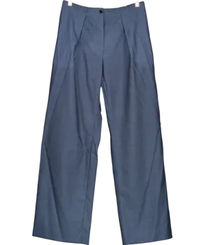 Acne Studios Blue Tailored Wool Trousers - Size 34 UK XS