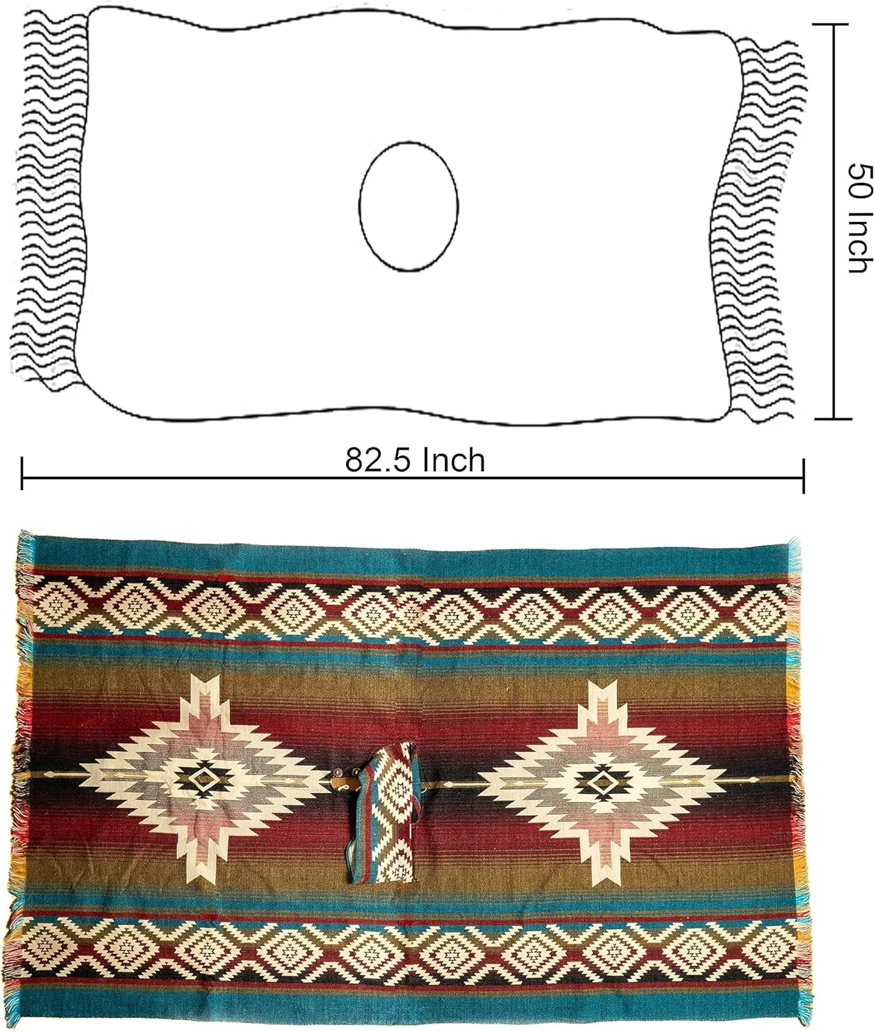 Adult Ponchos with Hood  Alpaca Wool Poncho Men  Cowboy Poncho for Men  Handmade Andean Gaban  Mexican Style Design