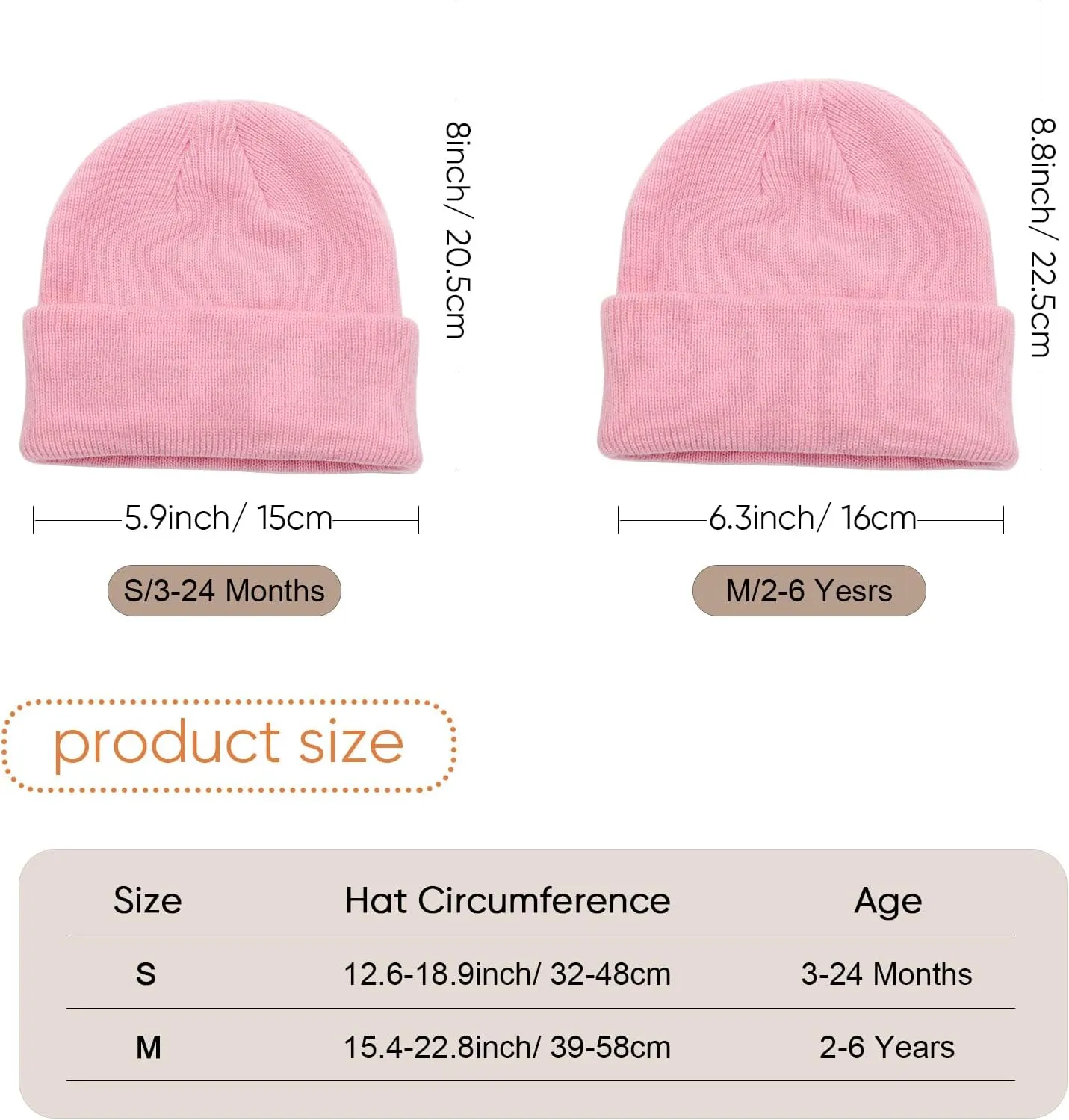 Baby Boy Girl Beanie Kids Toddler Winter Hats Infant Knitted Baby Girls Soft Warm Caps Beanies for Boys Girls