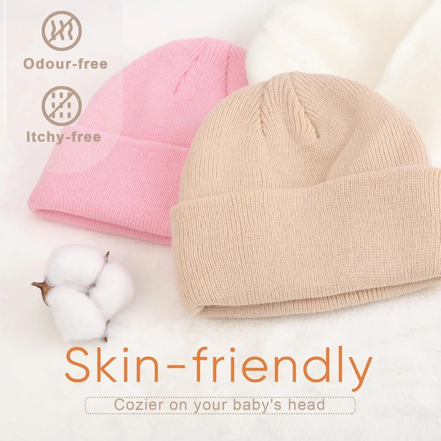 Baby Boy Girl Beanie Kids Toddler Winter Hats Infant Knitted Baby Girls Soft Warm Caps Beanies for Boys Girls