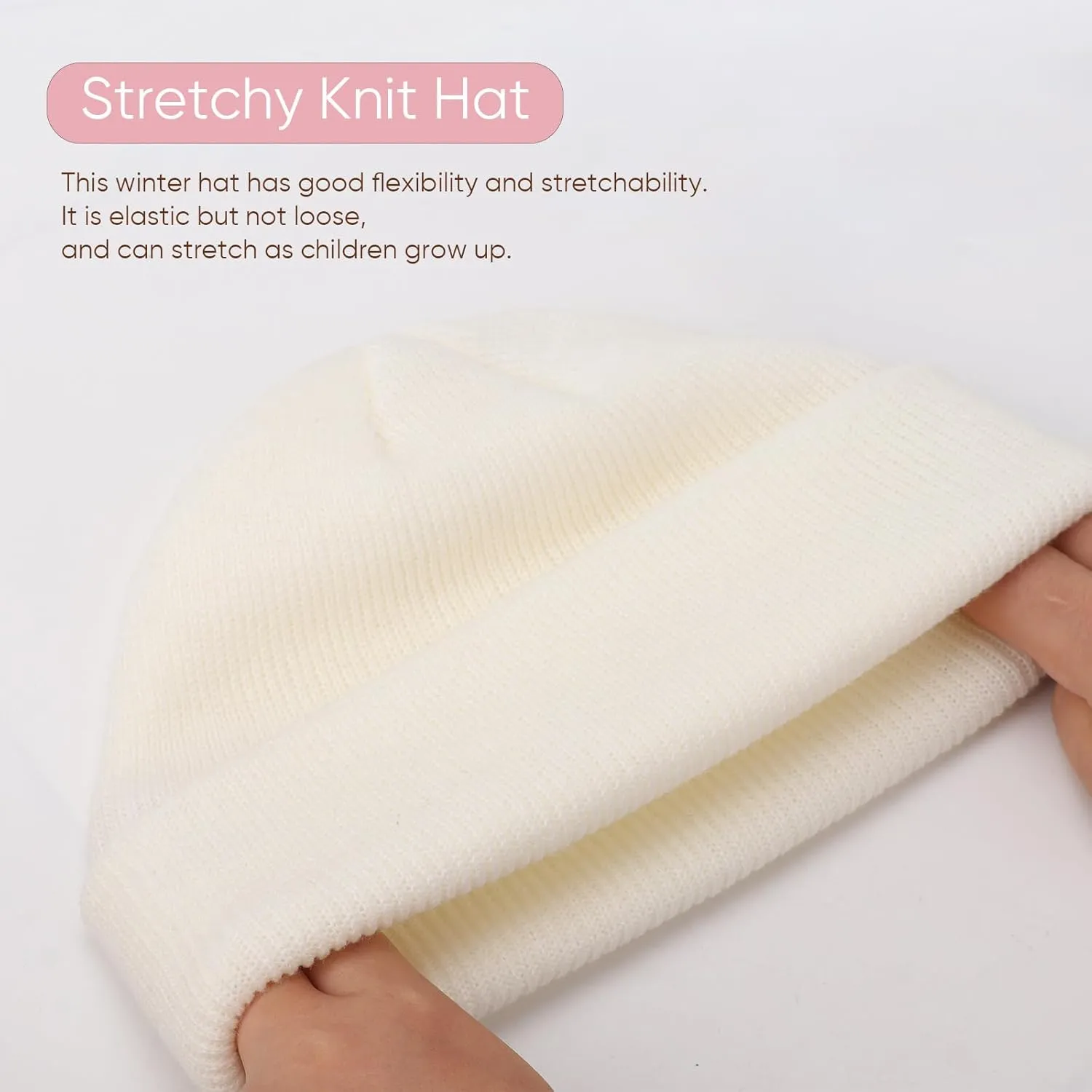 Baby Boy Girl Beanie Kids Toddler Winter Hats Infant Knitted Baby Girls Soft Warm Caps Beanies for Boys Girls
