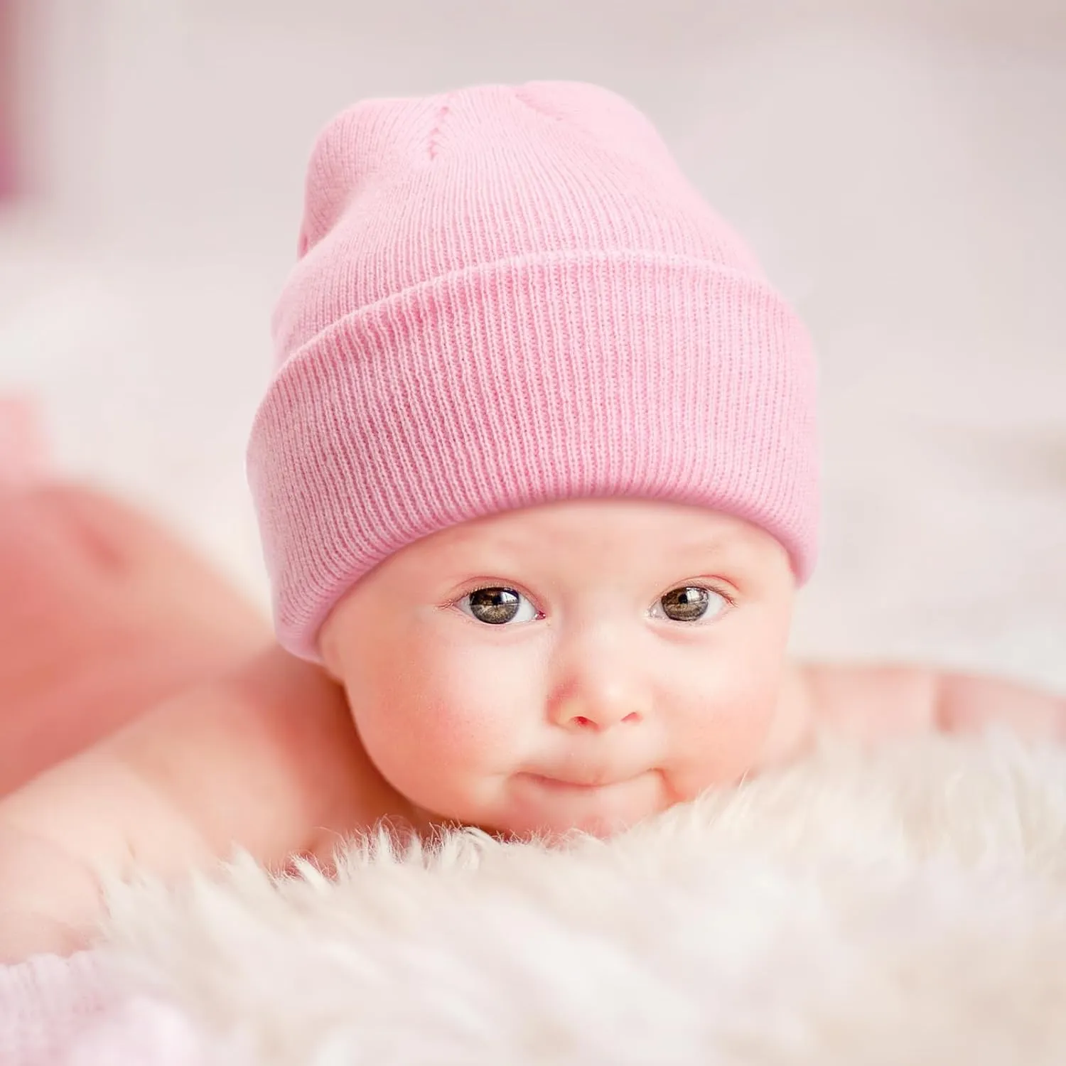 Baby Boy Girl Beanie Kids Toddler Winter Hats Infant Knitted Baby Girls Soft Warm Caps Beanies for Boys Girls