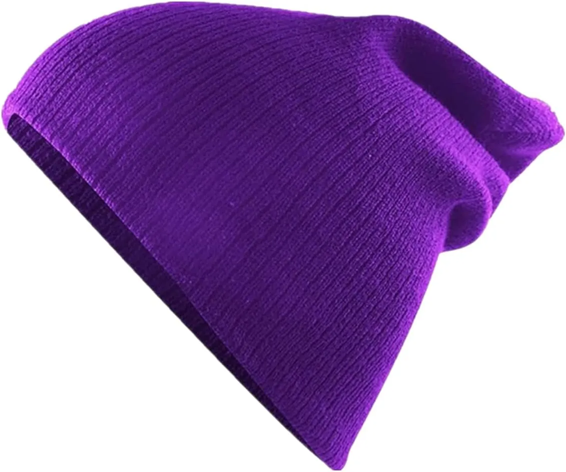 Century Star Kid's Winter Knit Beanie Hats Boys Girls Soft Cozy Baggy Slouchy Beanie Toddlers Youth Hip-hop Skull Cap