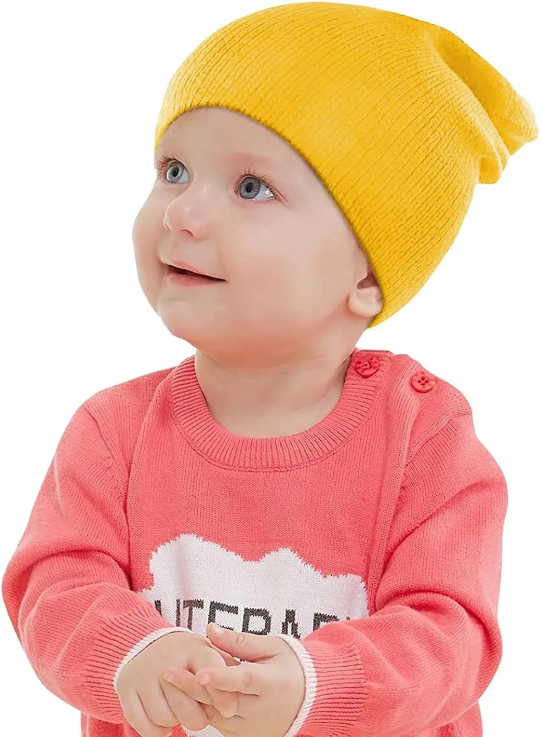 Century Star Kid's Winter Knit Beanie Hats Boys Girls Soft Cozy Baggy Slouchy Beanie Toddlers Youth Hip-hop Skull Cap
