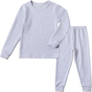 Kids Winter Thermal Underwear Long Johns Set Toddler Little Boys Girls Pajamas Warm Base Layer Set (3-8Years)