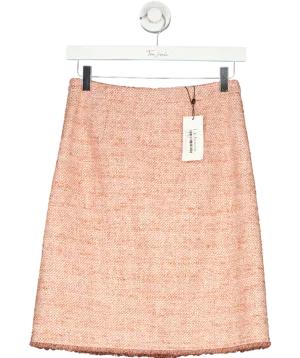 LK Bennett Pink Celeste Tweed Skirt UK 6