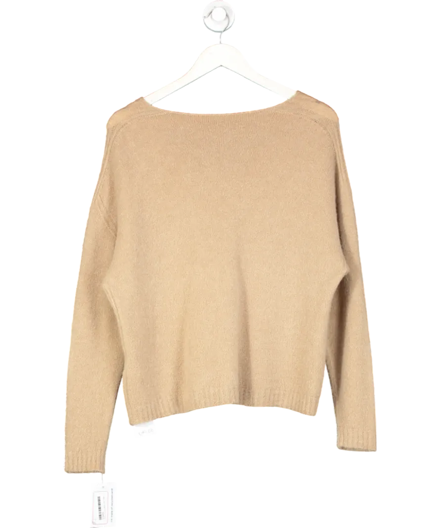 No.1 George Street Beige Charlie Knit In Camel UK S