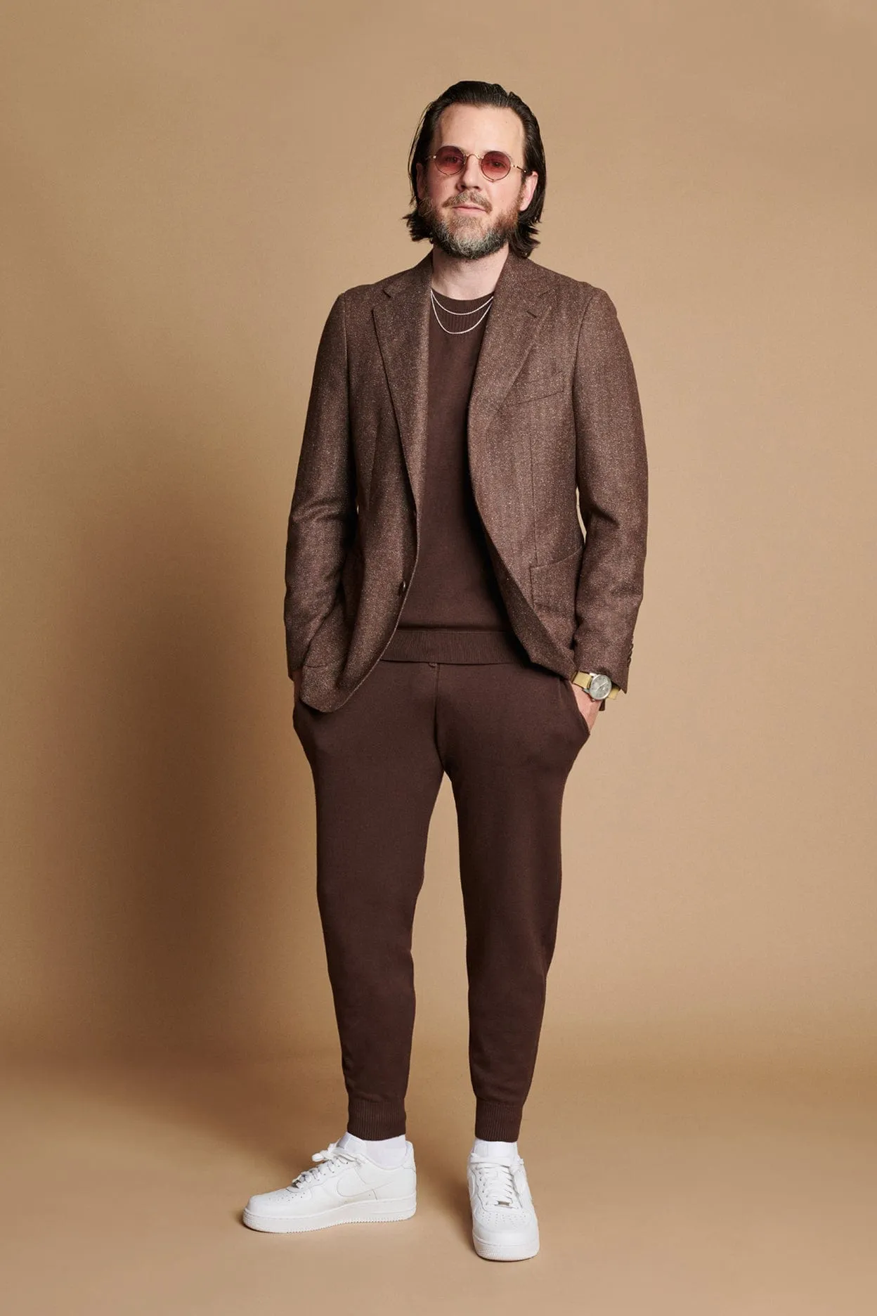 Summer Tweed Herringbone Jacket