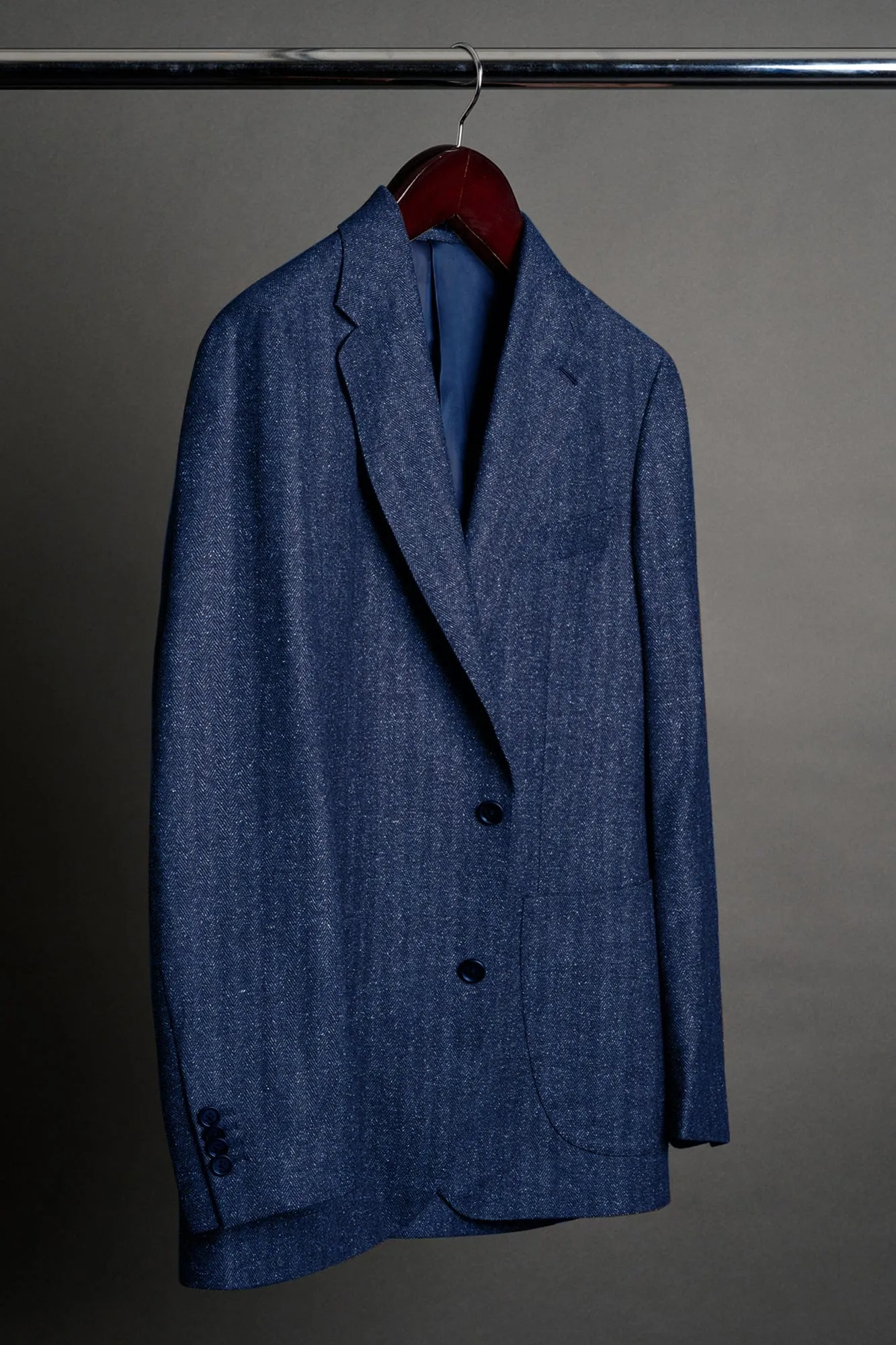 Summer Tweed Herringbone Jacket