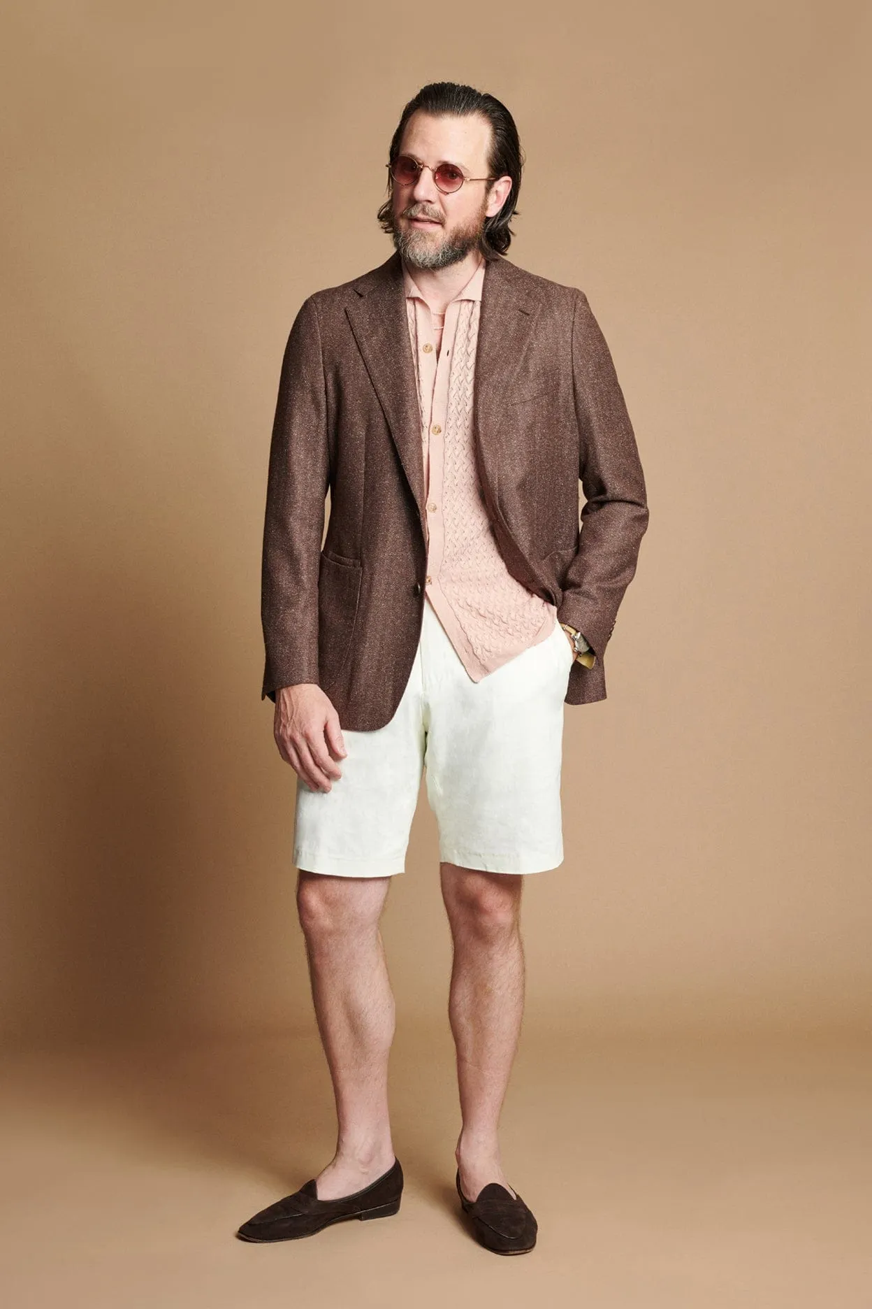 Summer Tweed Herringbone Jacket