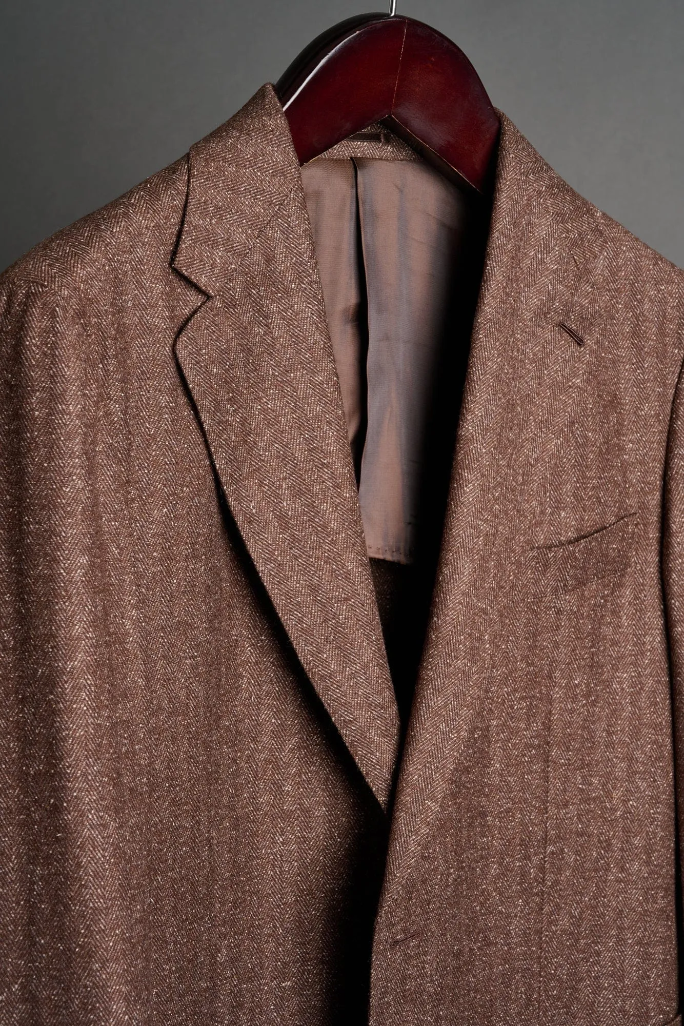Summer Tweed Herringbone Jacket